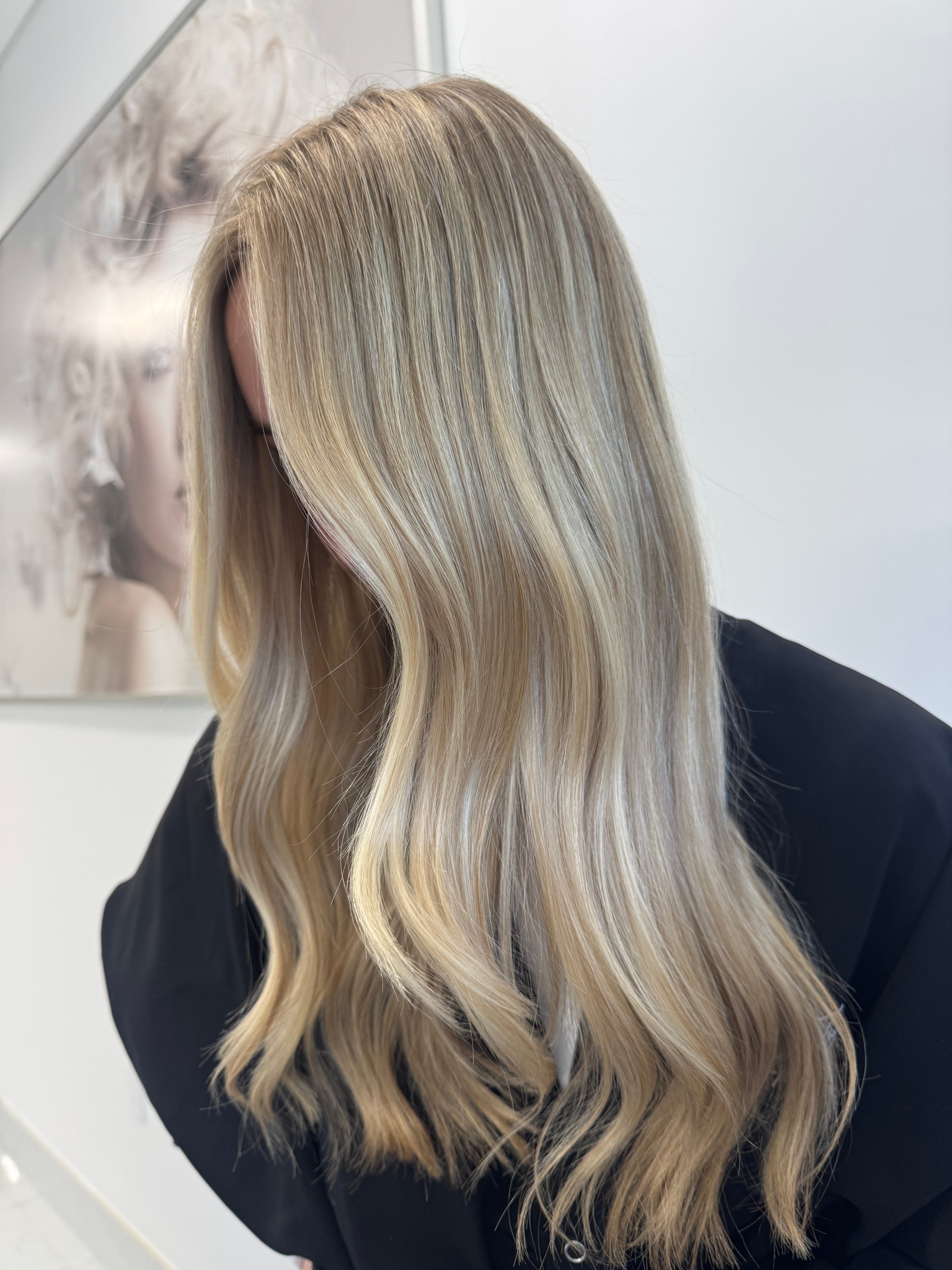 Long layered haircut